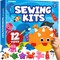 Quokka Kids Crafts Ages 4-8 - Arts Crafts for Kids Ages 6-8 Girls Boys - Sea Animals Sewing Kit Basic
